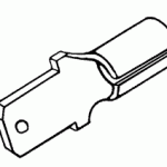 ELECTRICAL REPLACEMENT PUSH-ON, MALE (HIGH TEMPERATURE)