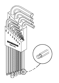 KITS REPLACEMENT L-HEX WRENCH SET (INCH)