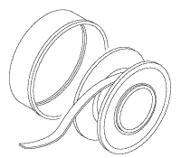 TUTTNAUER® REPLACEMENT 1/4" TEFLON THREAD SEALING TAPE 1 TUTTNAUER® REPLACEMENT 1/4" TEFLON THREAD SEALING TAPE