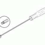 SCICAN REPLACEMENT HEX BALLDRIVER (9/64")
