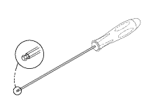 SCICAN REPLACEMENT HEX BALLDRIVER (9/64") 1 SCICAN REPLACEMENT HEX BALLDRIVER (9/64")