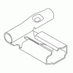 ELECTRICAL REPLACEMENT FLAG TERMINAL (1/4" QC)