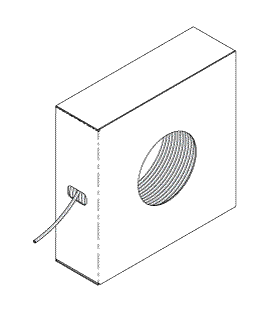 DENTSPLY REPLACEMENT TUBING (.160" ID x 1/4" OD BLUE) (BOX OF 100 ft.)