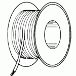 ELECTRICAL REPLACEMENT HIGH TEMPERATURE WIRE (#16 AWG, WHITE)