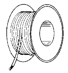 ELECTRICAL REPLACEMENT HIGH TEMPERATURE WIRE (#14 AWG, RED)