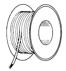 ELECTRICAL REPLACEMENT HIGH TEMPERATURE WIRE (#20 AWG, BLUE)
