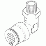 MEDIVATORS® REPLACEMENT SWIVEL ELBOW (3/8" PUSH-IN x 1/8" MPT)