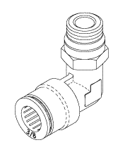 MEDIVATORS® REPLACEMENT SWIVEL ELBOW (3/8" PUSH-IN x 1/4" MPT)
