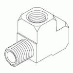 AIR TECHNIQUES REPLACEMENT STREET TEE (1/4" NPT)