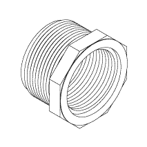 APOLLO/MIDMARK REPLACEMENT ADAPTOR (1-1/2" MPT x 1-1/4" FPT)