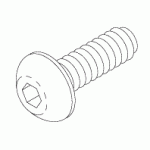 MEDIVATORS® REPLACEMENT SCREW (#8-32 x 3/8" SOC HD BUTTON)
