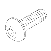 MEDIVATORS® REPLACEMENT SCREW (#8-32 x 3/8" SOC HD BUTTON)