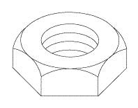 AMSCO/STERIS® REPLACEMENT HEX NUT (#10-32)