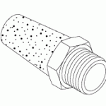 HARDWARE REPLACEMENT PURGE MUFFLER (SINTERED)
