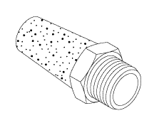 HARDWARE REPLACEMENT PURGE MUFFLER (SINTERED)