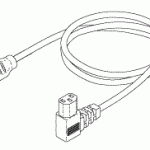 TUTTNAUER® REPLACEMENT INDUSTRIAL GRADE POWER CORD (15A @ 125VAC, RIGHT ANGLE, 10 ft.)