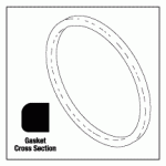 TUTTNAUER® REPLACEMENT DOOR GASKET (Fits only Serial #8805 and below)