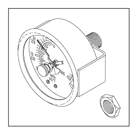 TUTTNAUER® REPLACEMENT PRESSURE GAUGE WITH INDICATOR
