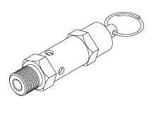 TUTTNAUER® REPLACEMENT SAFETY VALVE (40 PSI)