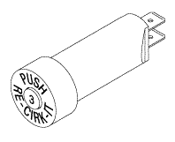 AIR TECHNIQUES REPLACEMENT CIRCUIT BREAKER (3A) 1 AIR TECHNIQUES REPLACEMENT CIRCUIT BREAKER (3A)