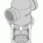 AIR TECHNIQUES REPLACEMENT SOLIDS COLLECTOR (1-1/4")