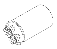 TECH WEST REPLACEMENT CAPACITOR (25μf, 370VAC)