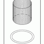 AIR TECHNIQUES REPLACEMENT STRAINER ELEMENT