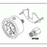 DENTAL-EZ REPLACEMENT VACUUM GAUGE