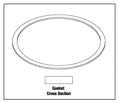 AIR TECHNIQUES REPLACEMENT CAS COVER GASKET 1 AIR TECHNIQUES REPLACEMENT CAS COVER GASKET
