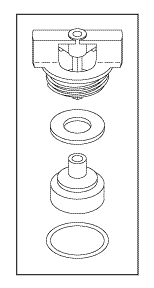 MIDMARK® REPLACEMENT ANTI-SYPHON VALVE REPAIR KIT