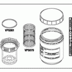 AIR TECHNIQUES REPLACEMENT SOLIDS COLLECTOR REPLACEMENT KIT