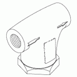 AIR TECHNIQUES REPLACEMENT STRAINER (WATER-1/8")