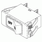 APOLLO/MIDMARK REPLACEMENT POWER SWITCH/CIRCUIT BREAKER (1/2A)