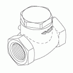 APOLLO/MIDMARK REPLACEMENT CHECK VALVE (1/2")