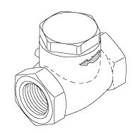 APOLLO/MIDMARK REPLACEMENT CHECK VALVE (1/2")