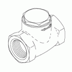 DENTAL-EZ REPLACEMENT CHECK VALVE (1")