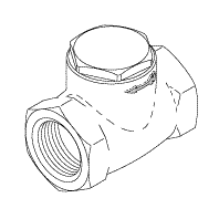 APOLLO/MIDMARK REPLACEMENT CHECK VALVE (1")