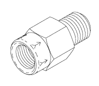 AIR TECHNIQUES REPLACEMENT CHECK VALVE (1/4" IN-LINE)