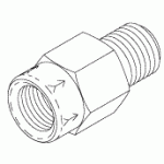 AIR TECHNIQUES REPLACEMENT CHECK VALVE (1/4" IN-LINE)