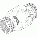 A-DEC/DEAN REPLACEMENT CHECK VALVE (1-1/2")