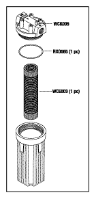 MATRX/MIDMARK REPLACEMENT FILTER HOUSING ASSEMBLY