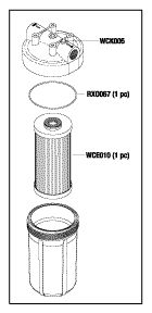 AIR TECHNIQUES REPLACEMENT FILTER HOUSING ASSEMBLY 1 AIR TECHNIQUES REPLACEMENT FILTER HOUSING ASSEMBLY