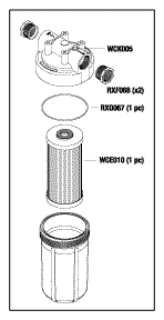 APOLLO/MIDMARK REPLACEMENT FILTER HOUSING ASSEMBLY