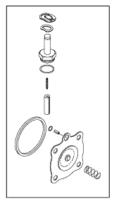 DENTAL-EZ REPLACEMENT SOLENOID VALVE REPAIR KIT