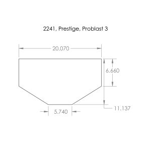 VANIMAN WINDOW ASSEMBLY, COMPLETE (PRESTIGE)