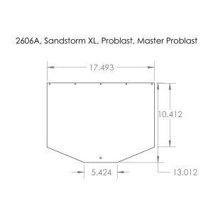 VANIMAN WINDOW ASSEMBLY, COMPLETE (SANDSTORM XL) (LARGE)