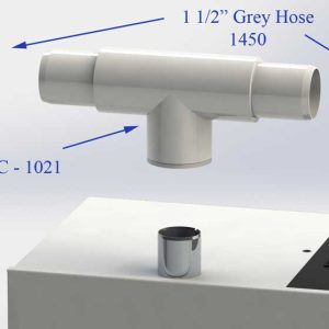 VANIMAN VAN-I-VAC TEE (1½” HOSE)