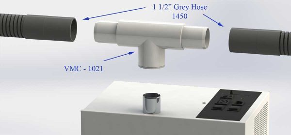 VANIMAN VAN-I-VAC TEE (1½” HOSE)