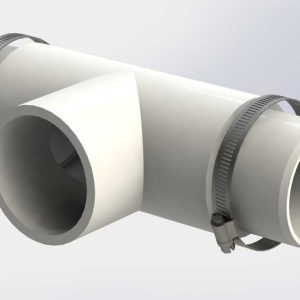 VANIMAN LARGE ACCUMULATOR TEE (3” HOSE)